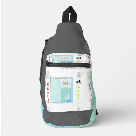 Gray Money and Drugs Abstract Backpack